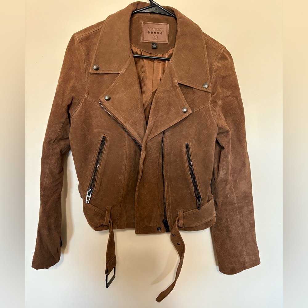 Blank NYC Suede Leather Jacket
